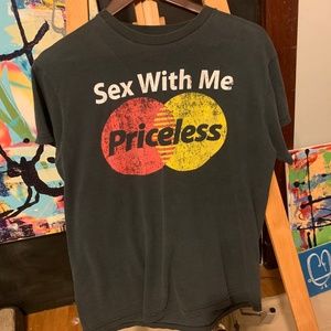 SEX WITH ME PRICELESS womens .. med/large.. no tag